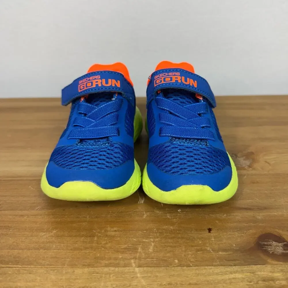 Skechers Go Run Baby Sneaker in Blue Toddler/Walker Size 5